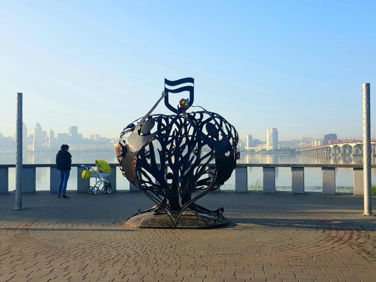 Dnipro Evening, View # Вечірній Дніпро У Центрі, Фантастичний Вид Ngoại thất bức ảnh